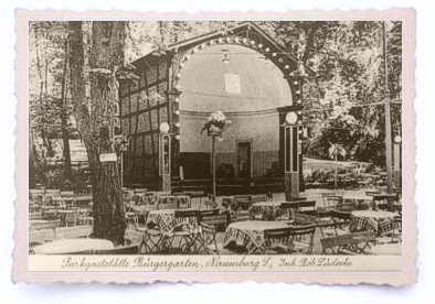 Bürgergarten Naumburg Terrasse